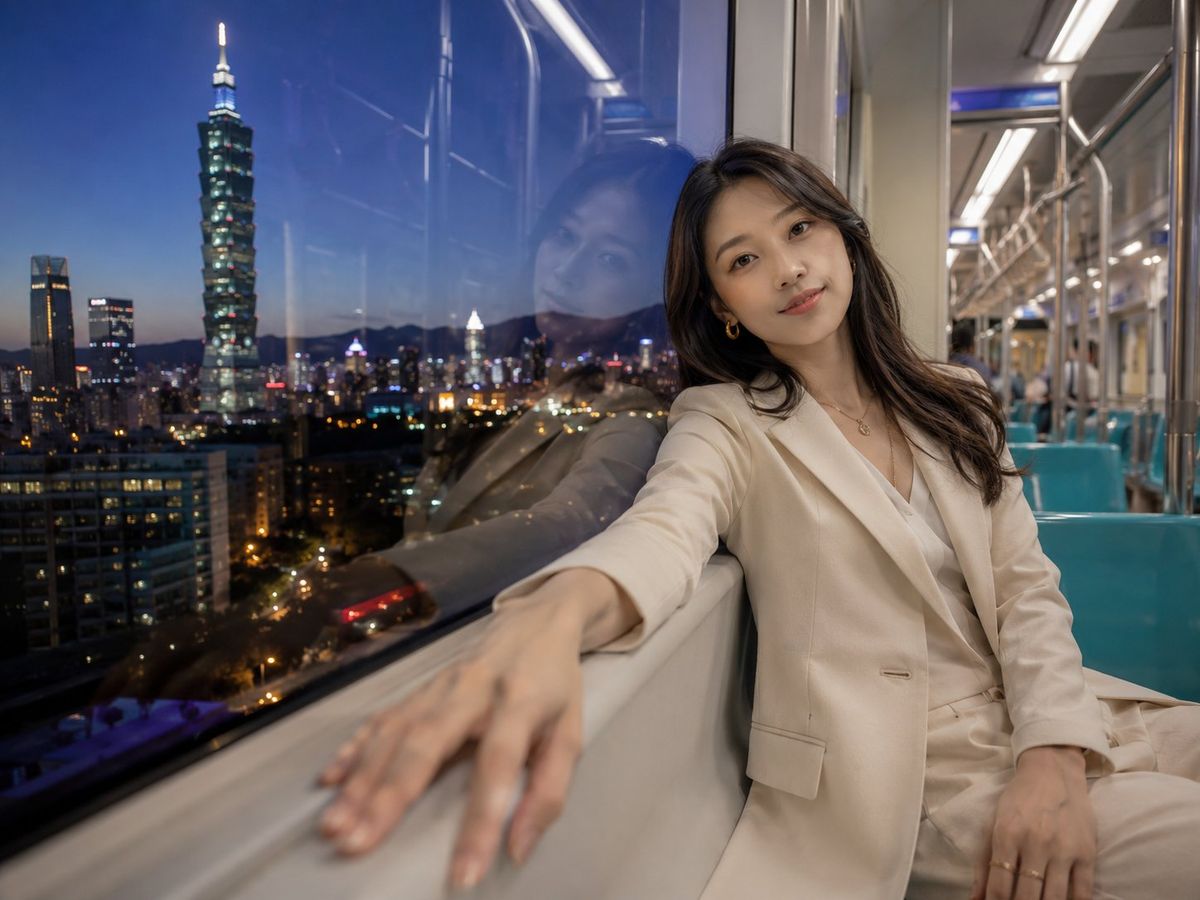 台北捷运夜间人像