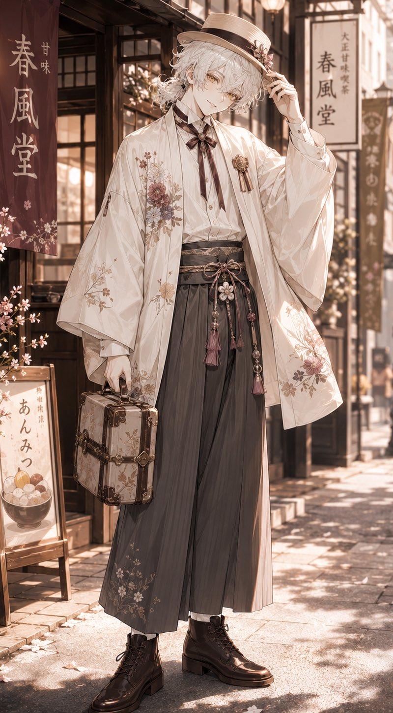 大正春日咖啡馆动漫少年