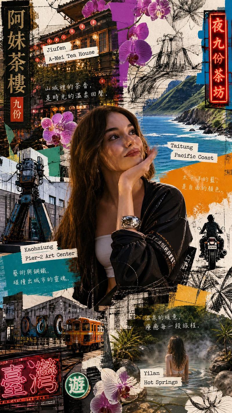 台湾旅行混合媒介艺术