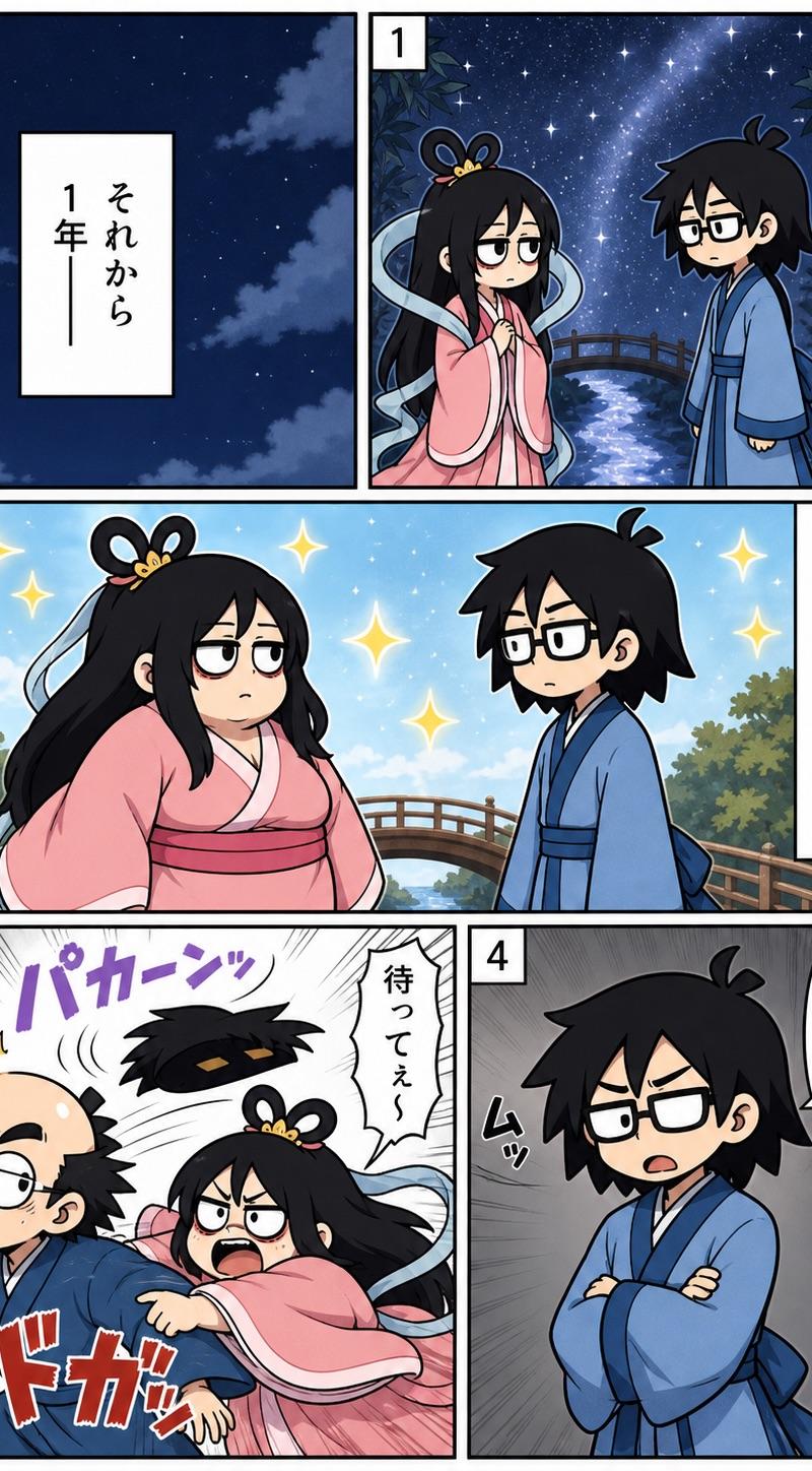 七夕重逢漫画页面