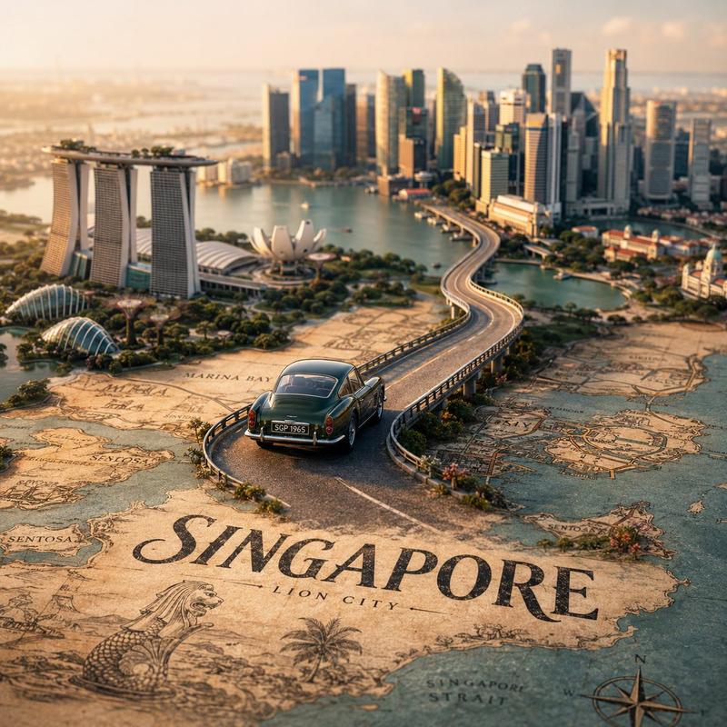 移轴城市地图场景
