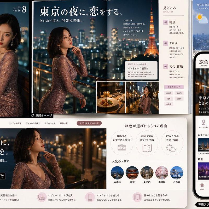 东京夜游品牌样机