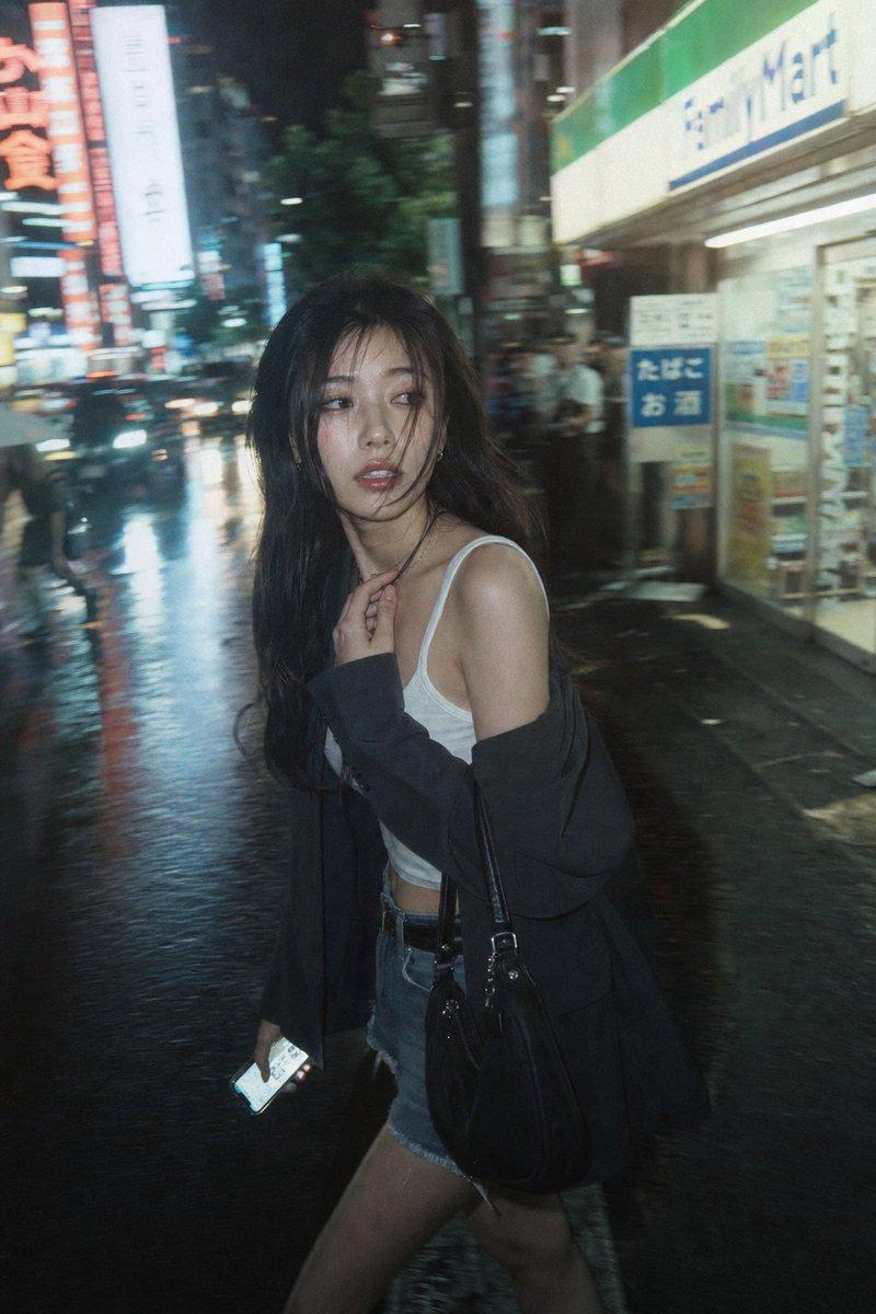 日式黑色电影街头抓拍