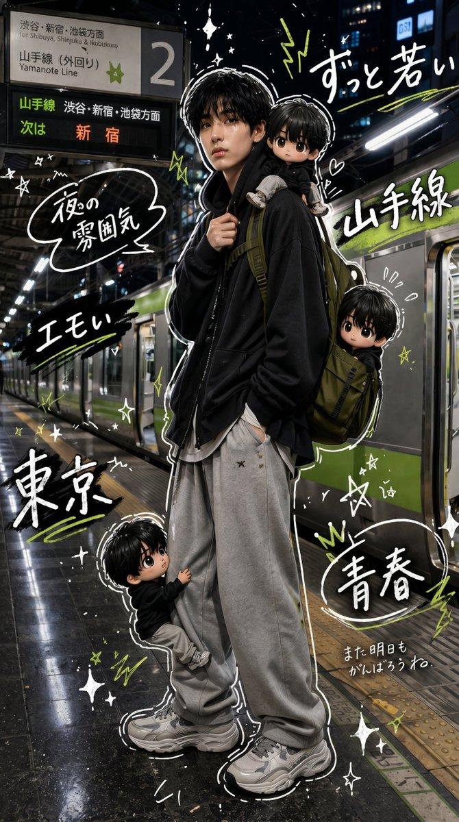 东京山手线青春海报