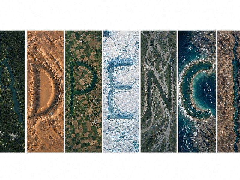 地形字体卫星视图