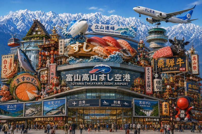富山高山寿司机场