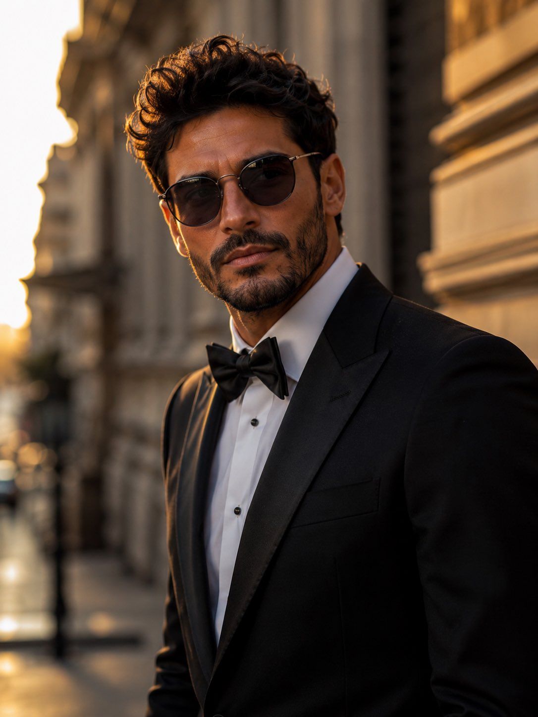 Tuxedo European Street Portrait
