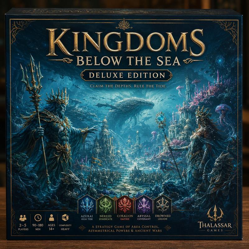 Deluxe Underwater Kingdom Board Game Box
