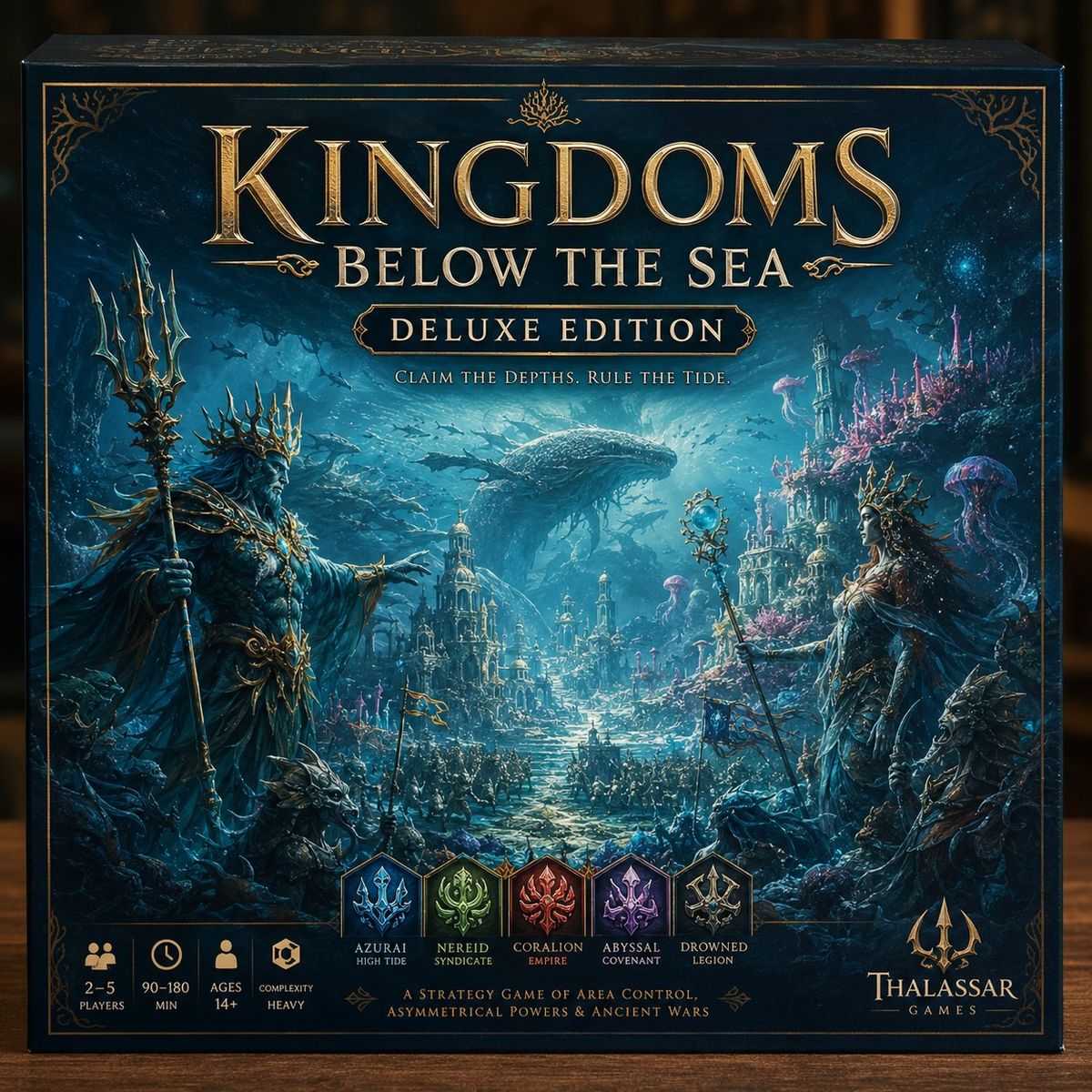 Deluxe Underwater Kingdom Board Game Box