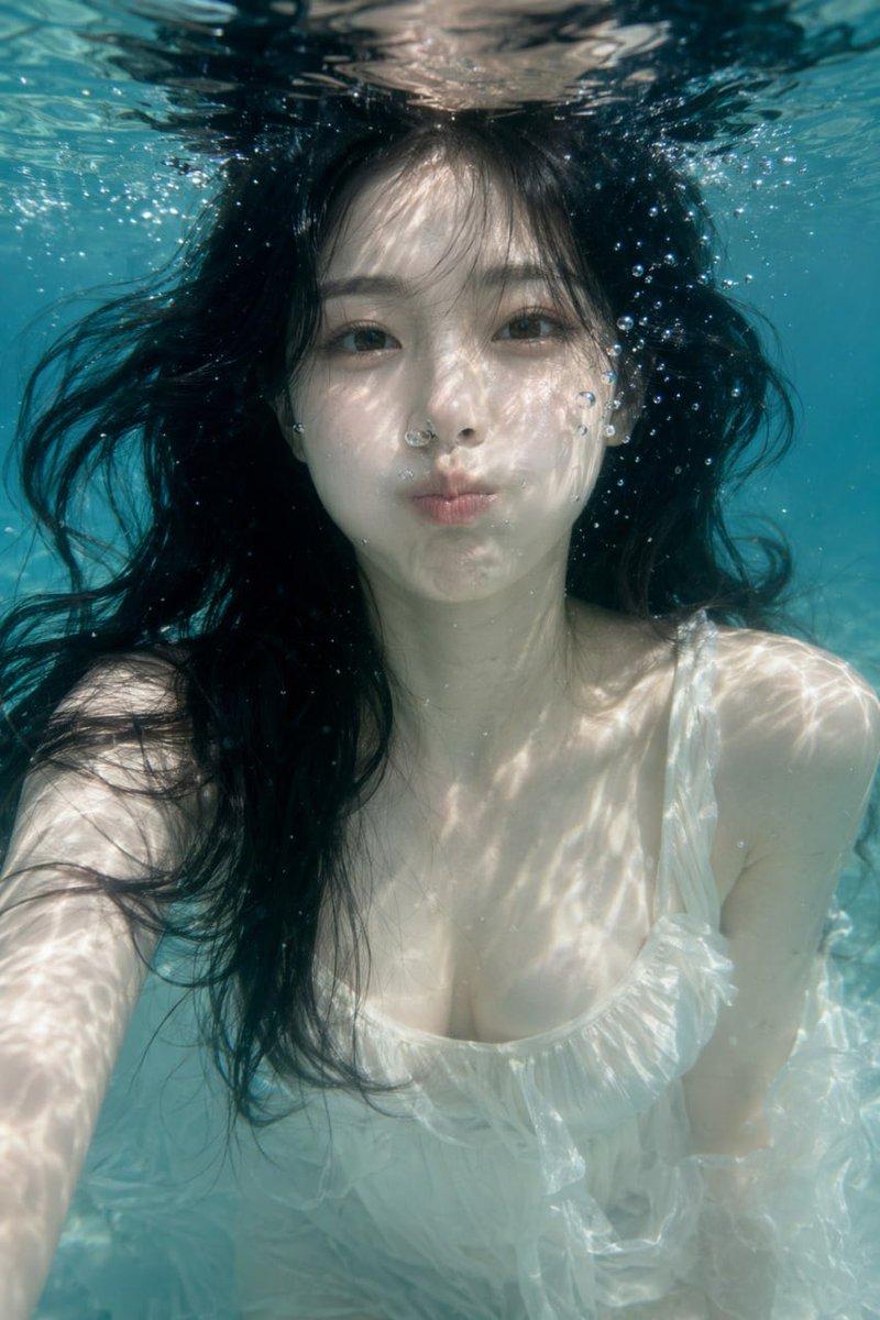 水下超写实肖像