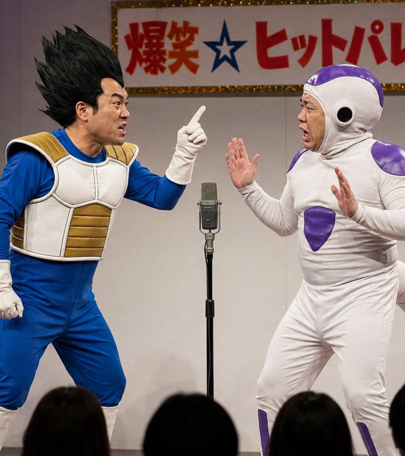 贝吉塔与弗利萨 Cosplay 喜剧