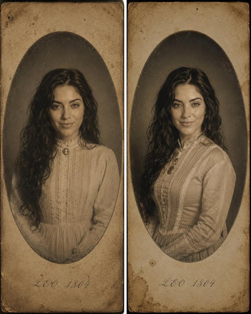 Victorian Daguerreotype Portrait from Reference