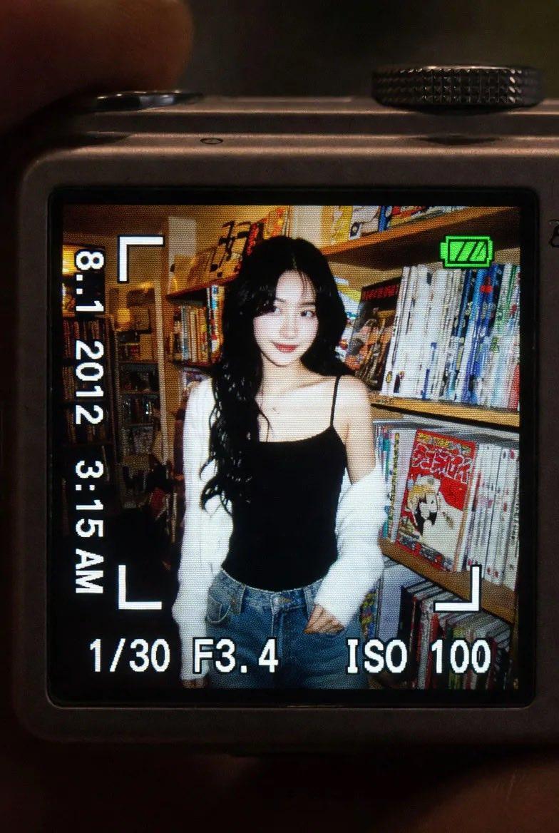 复古数码相机 LCD 屏幕