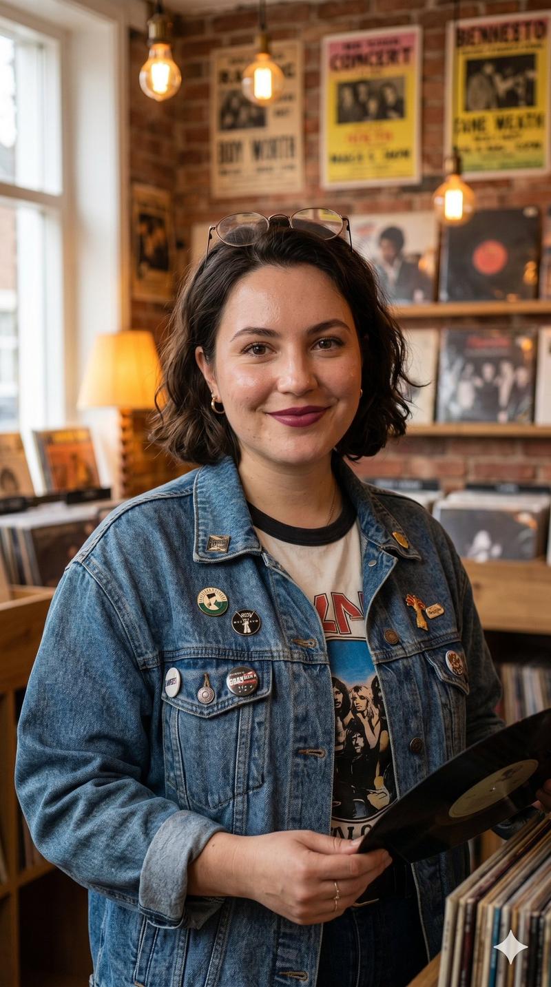 Vintage Record Store Owner Editorial