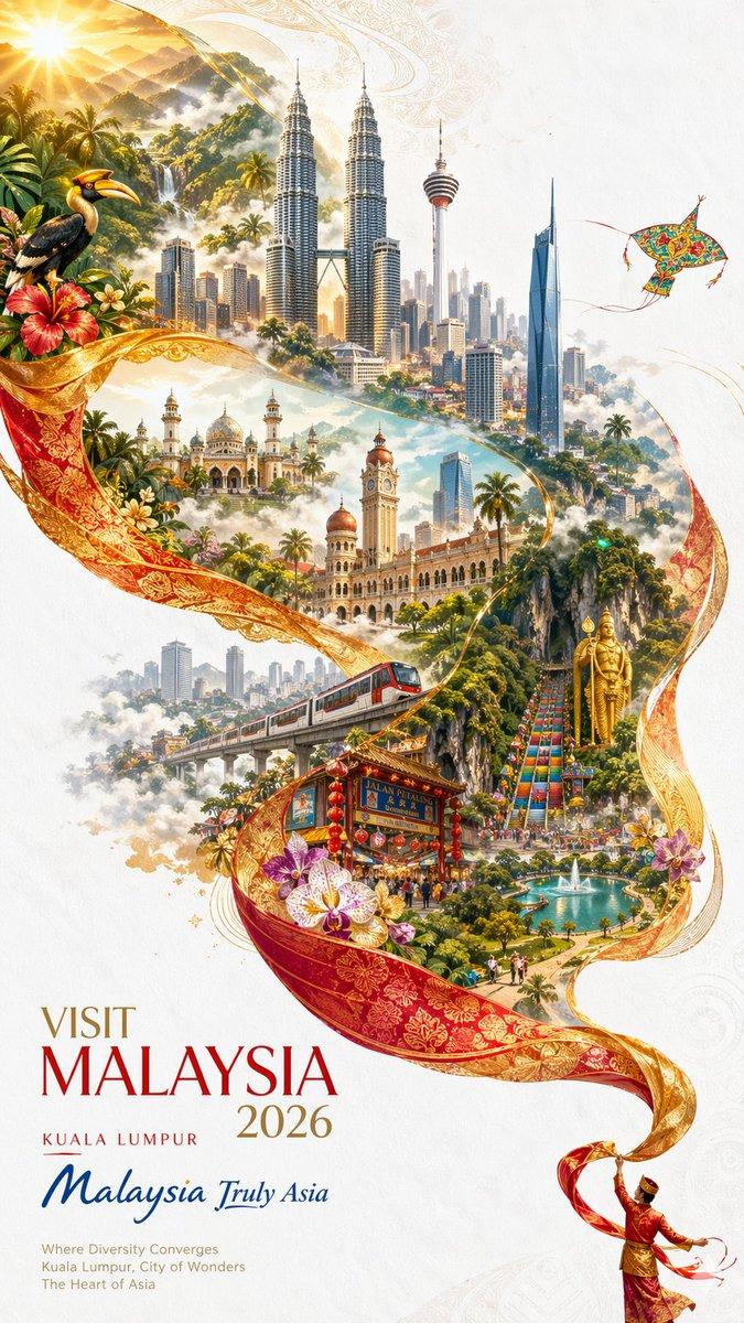 2026 年马来西亚旅游海报