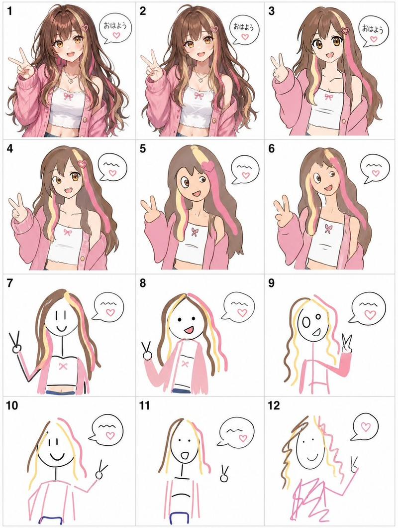 视觉版“传声筒”游戏网格