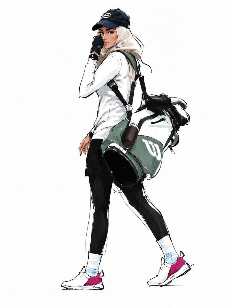 Vogue 风格时尚插画