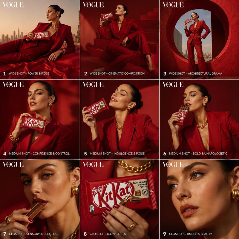 Vogue 时尚杂志风格项目网格
