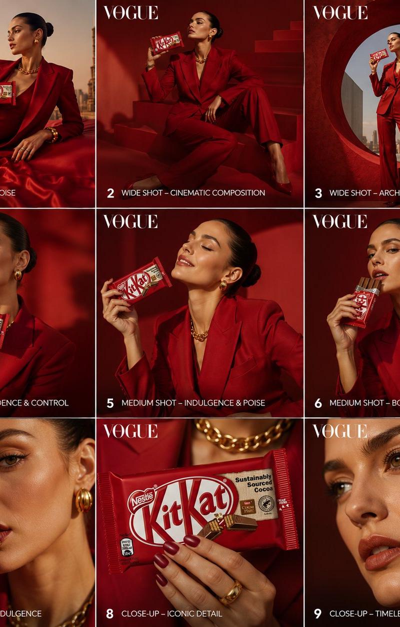 Vogue 时尚杂志风格项目网格