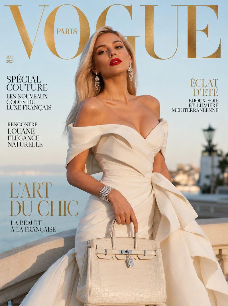 Vogue 法式奢华时尚封面