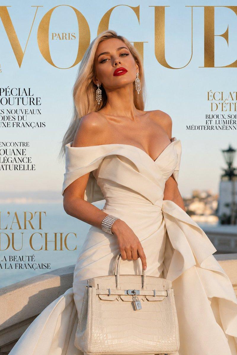 Vogue 法式奢华时尚封面