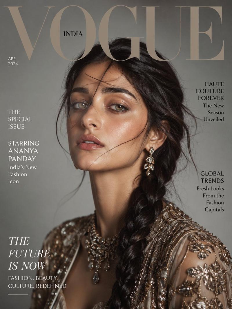 Vogue 杂志封面肖像