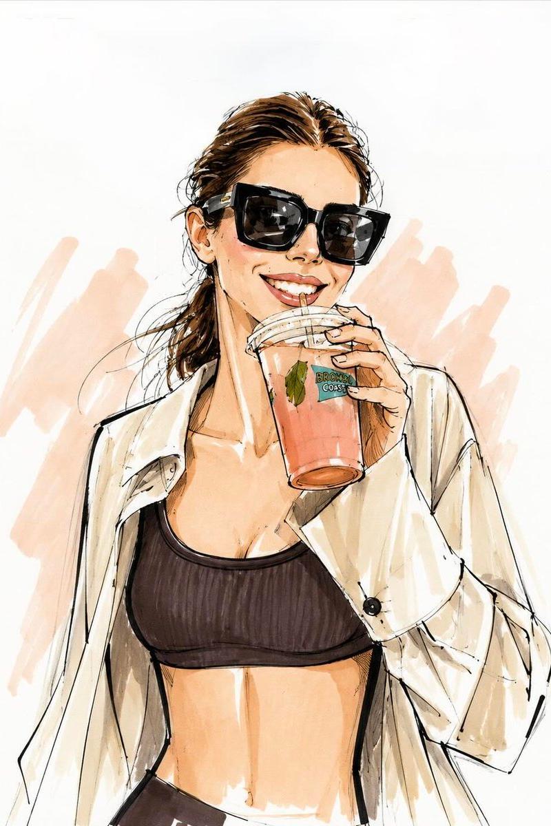 Vogue 风格时尚插画
