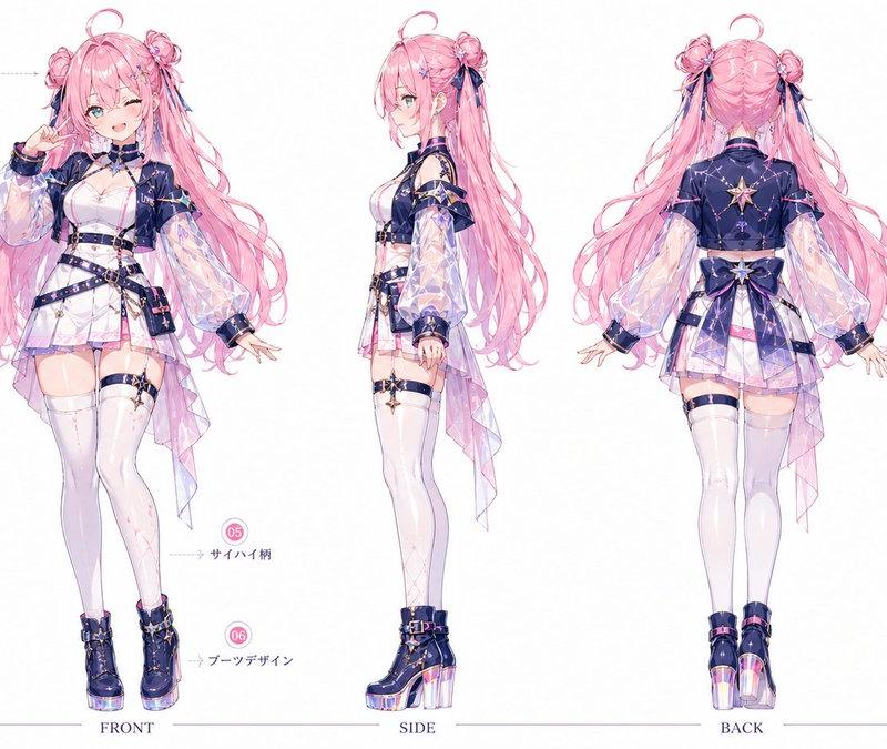 VTuber 角色提示词