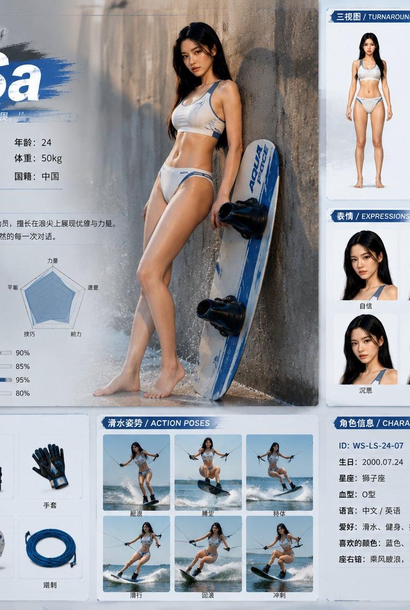 LiSa 滑水角色设定表