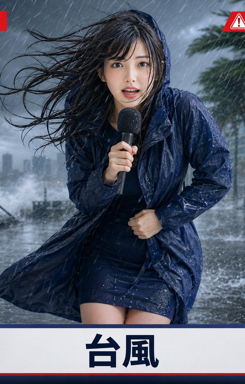 极端天气电视记者生成系统