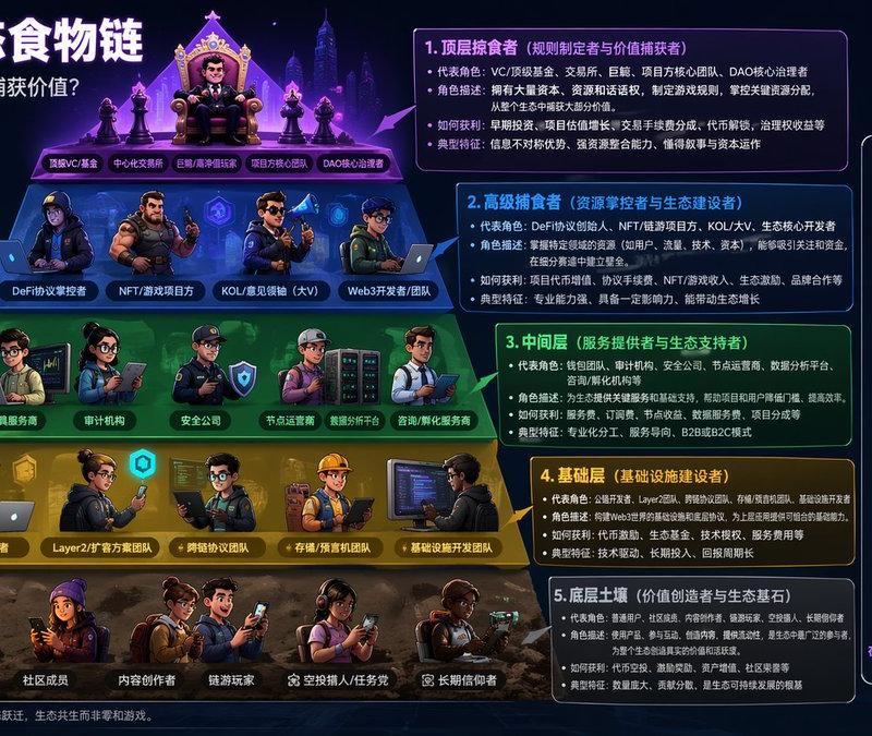 Web3 生态系统食物链