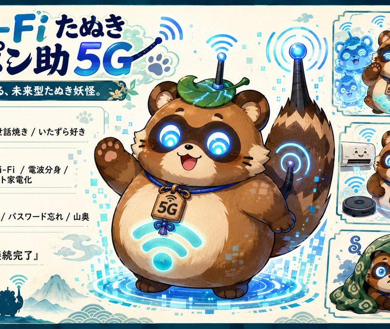 未来风 Wi-Fi 狸猫角色设定集