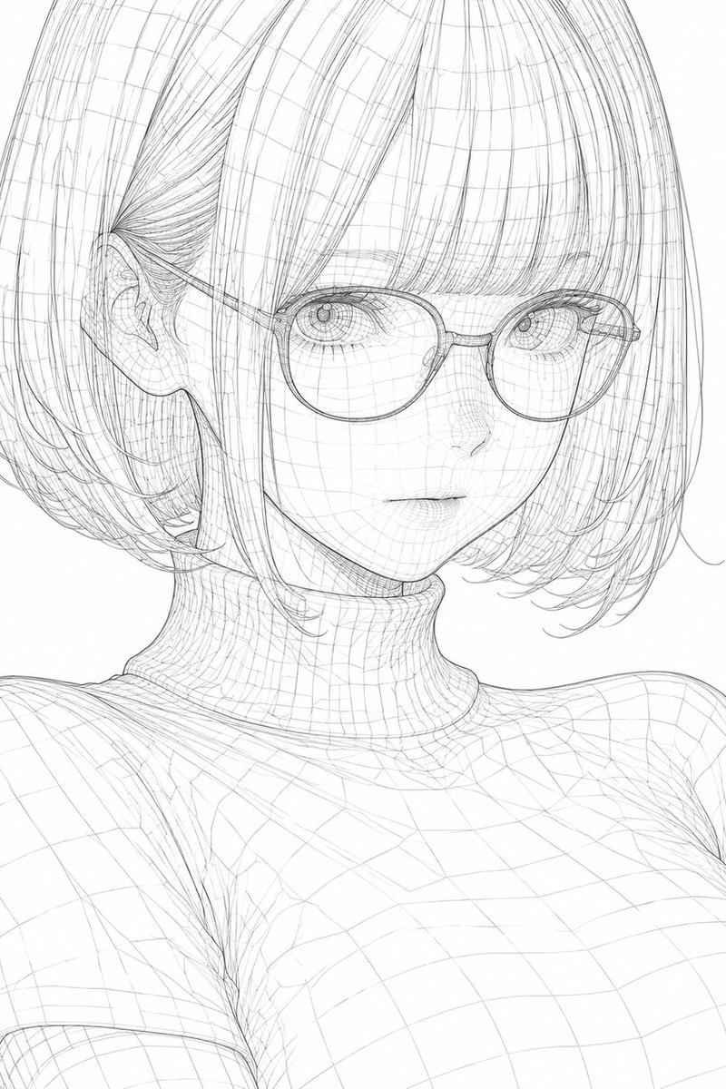 3D 线框插画转换