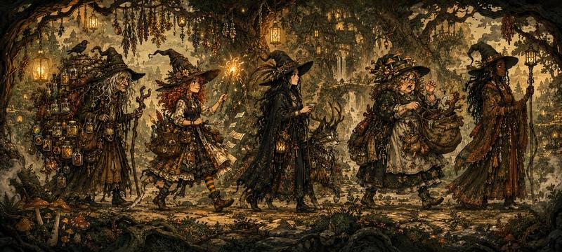 Witchcore 森林游行
