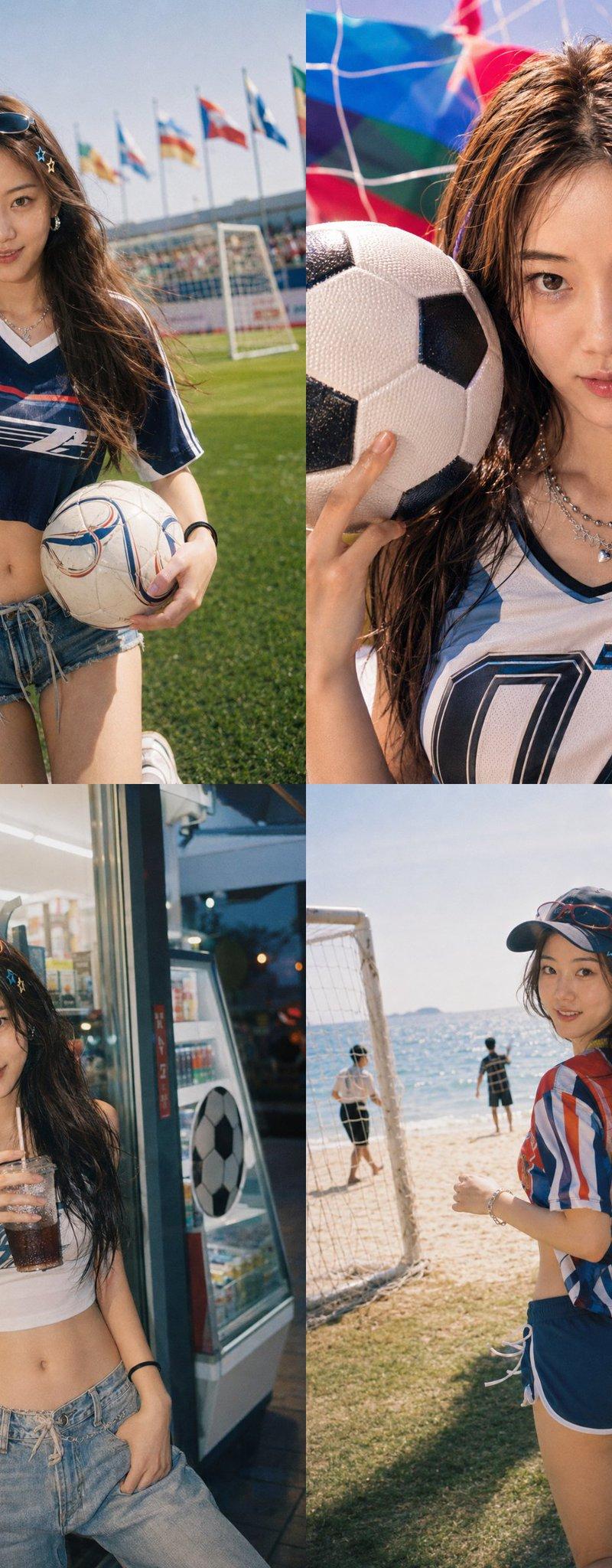 详尽的夏季世界杯 Kpop 人像系列