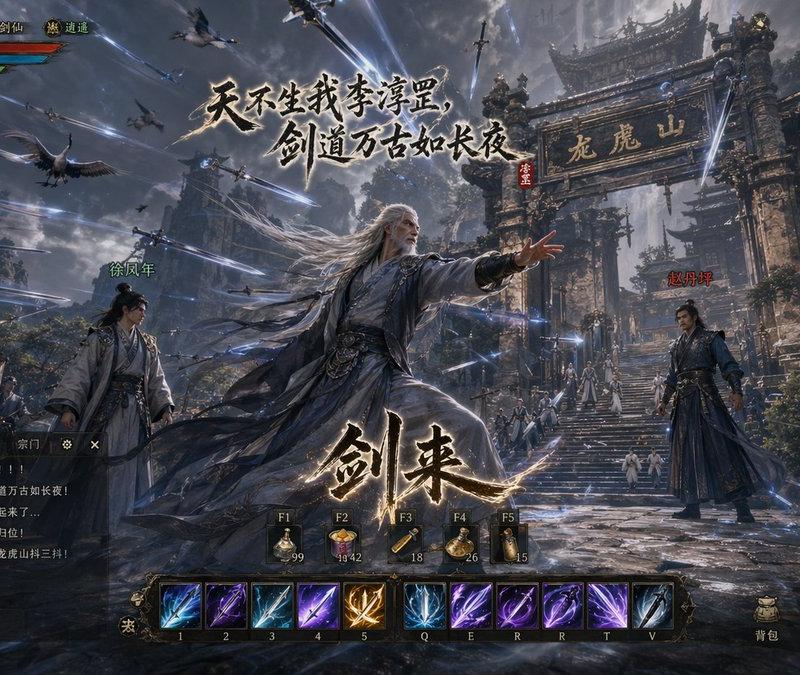 武侠 MMORPG 游戏截图