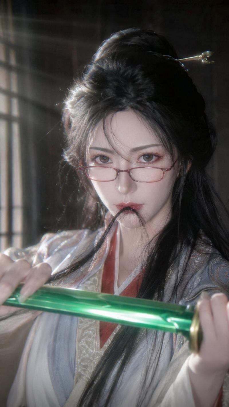 电影级仙侠女剑客肖像