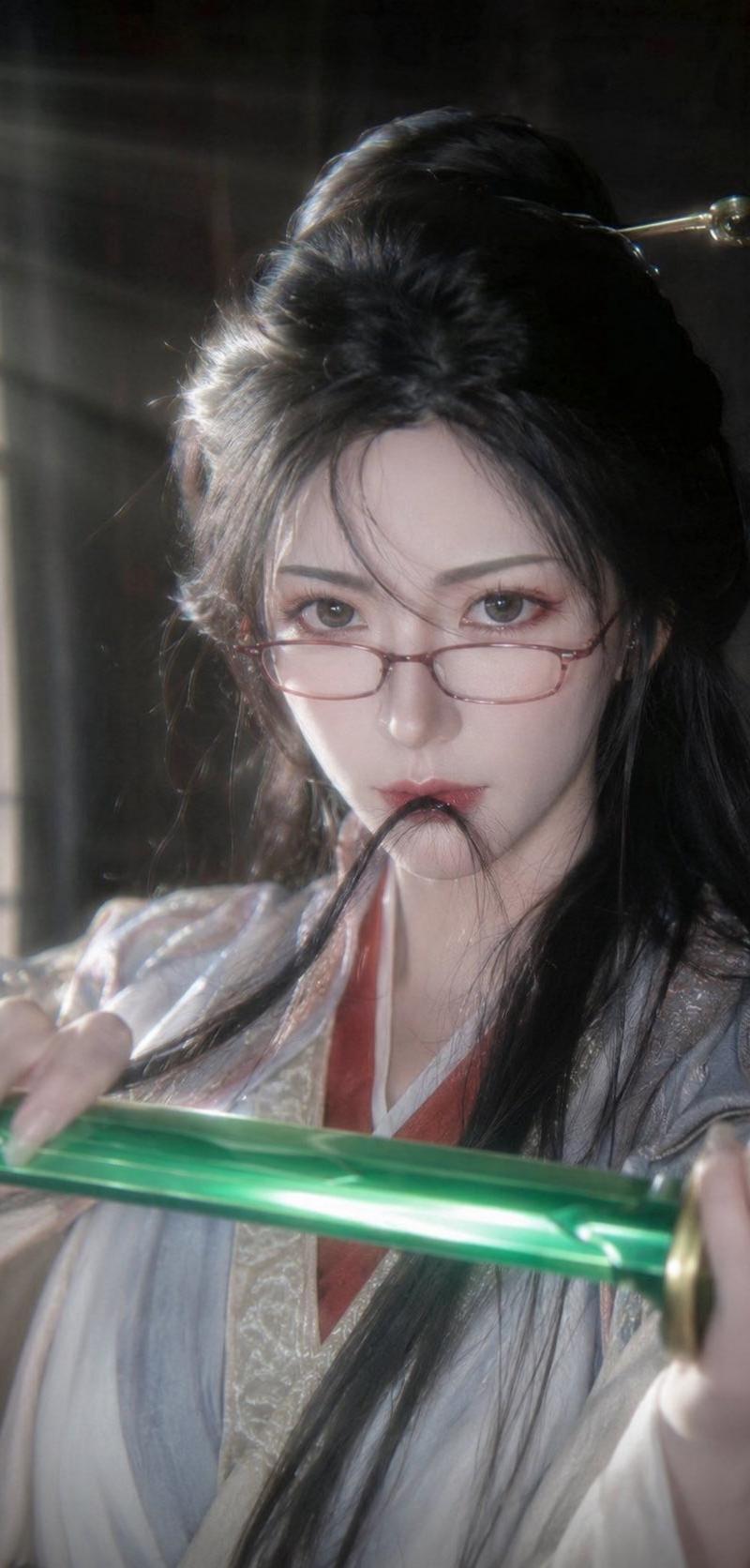 电影级仙侠女剑客肖像
