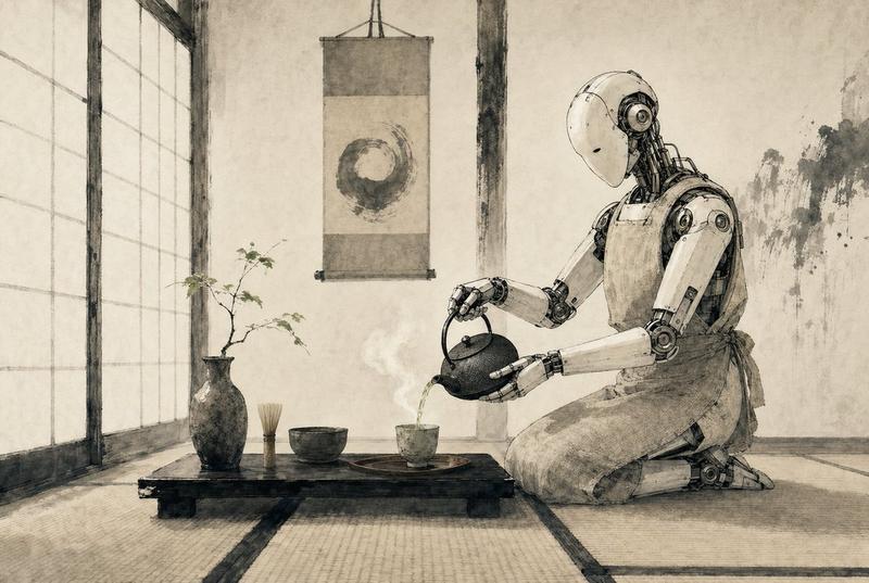 禅意茶道机器人