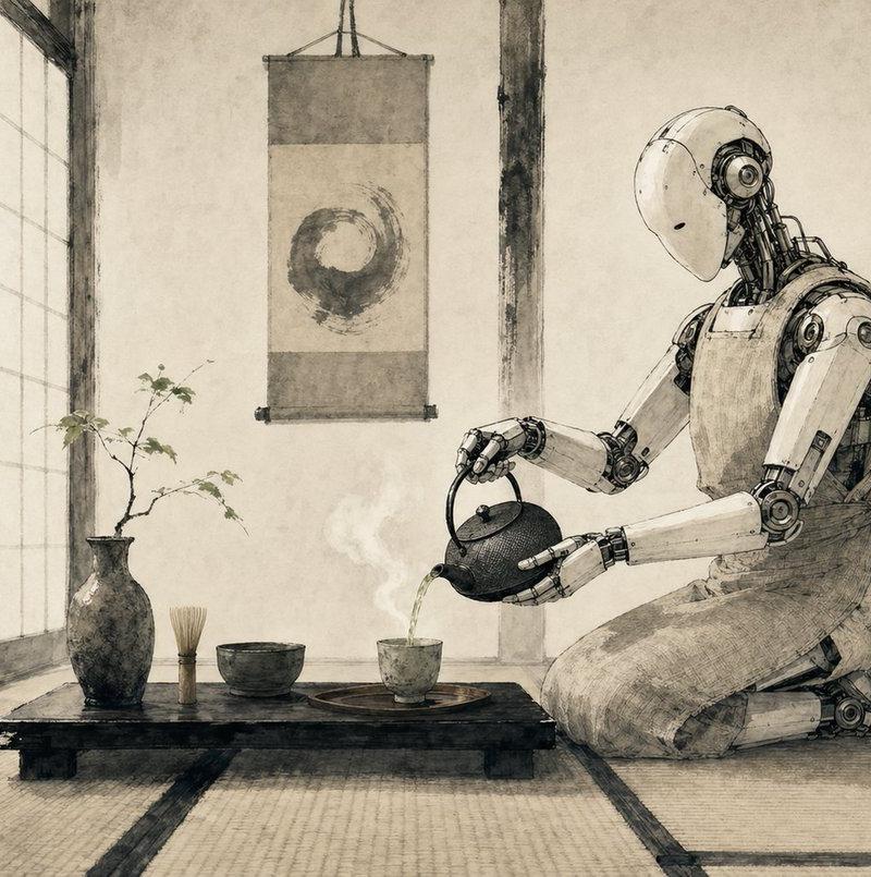 禅意茶道机器人