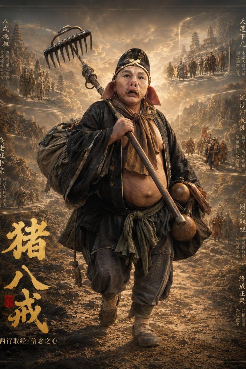 《西游记》猪八戒档案海报