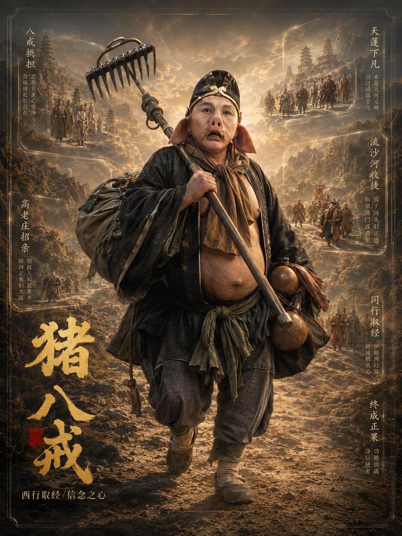 《西游记》猪八戒档案海报