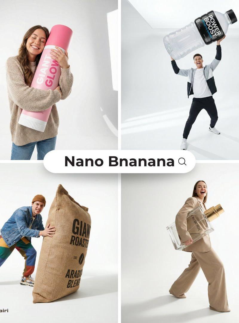 E-commerce Main Image - Oversized Product Editorial Fashion Shot