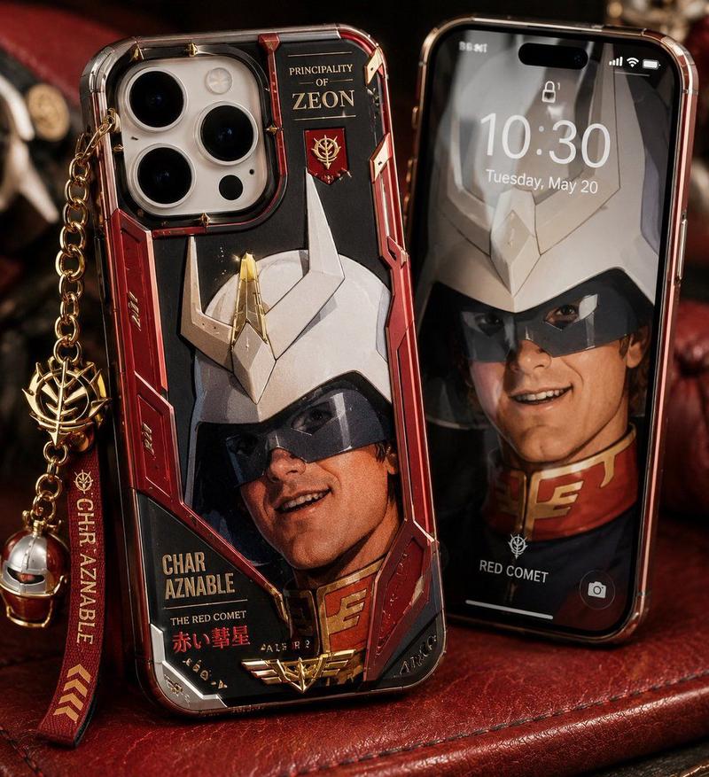 E-commerce Main Image - Luxury Mecha Smartphone Case Mockup