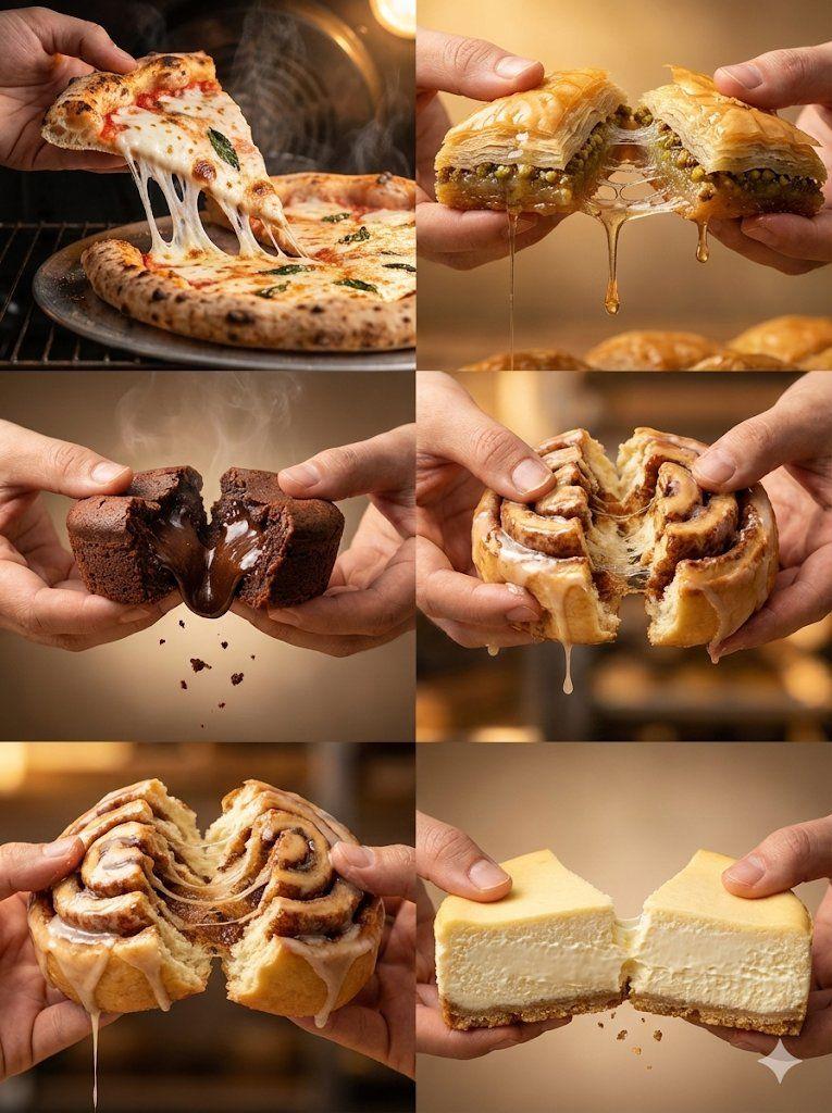 E-commerce Main Image - Cinematic Food Action Collage