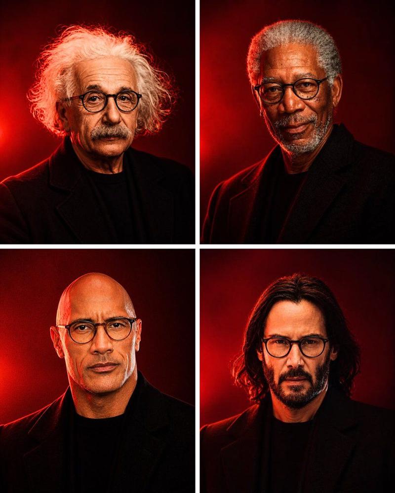 Social Media Post - Anonymous Legends in Red Grid