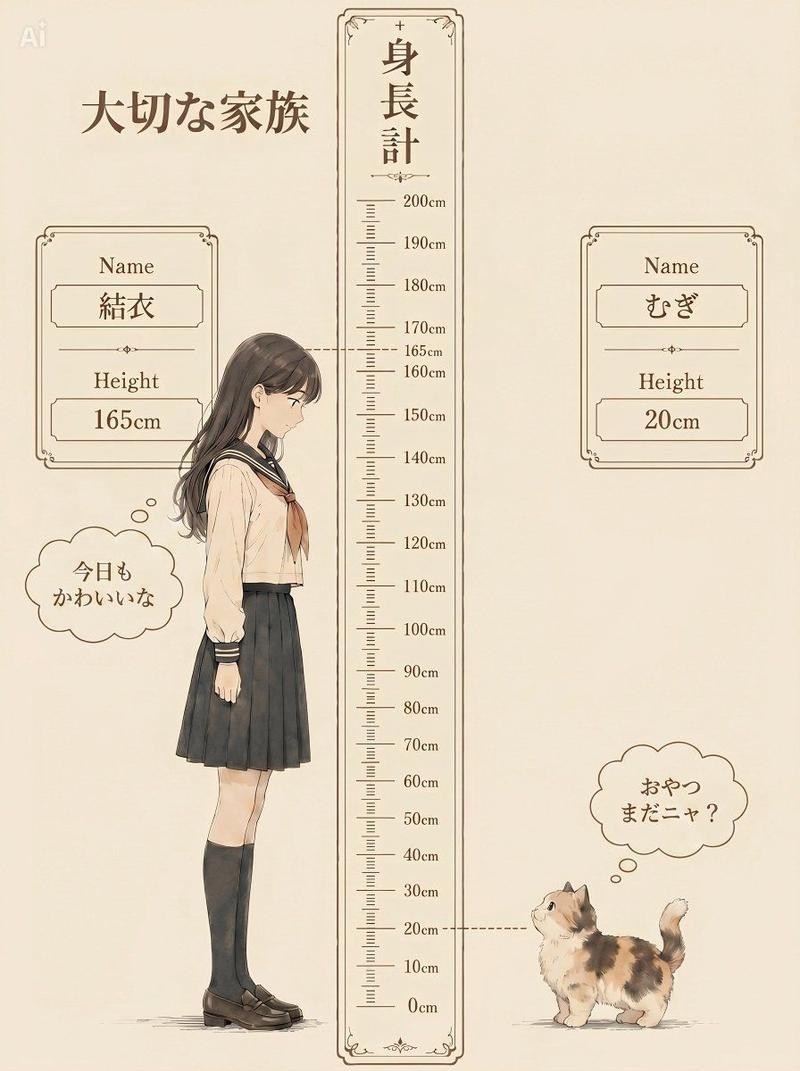 Infographic / Edu Visual - Nostalgic Height Chart Family Poster