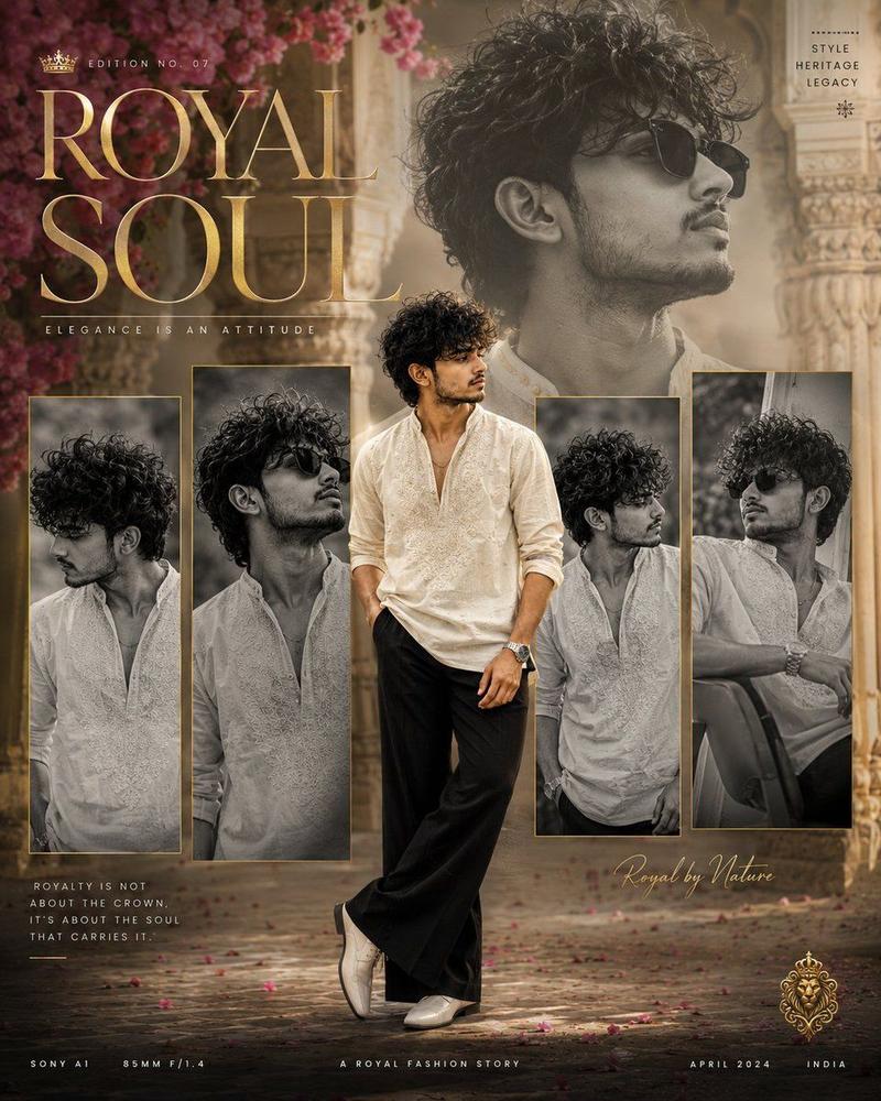 Product Marketing - Royal Soul Male Fashion Poster
